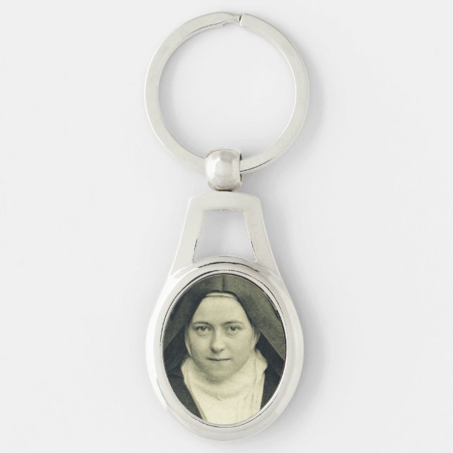 Porte-clés Sainte Thérèse de l'Enfant Jésus et de la Sainte F (Devant)