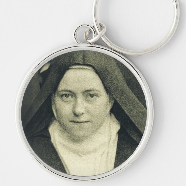 Porte-clés Sainte Thérèse de l'Enfant Jésus et de la Sainte F (Devant)
