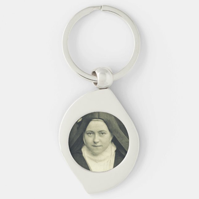 Porte-clés Sainte Thérèse de l'Enfant Jésus et de la Sainte F (Devant)