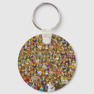 Porte-clés Saints, Tous les saints, Saints catholiques