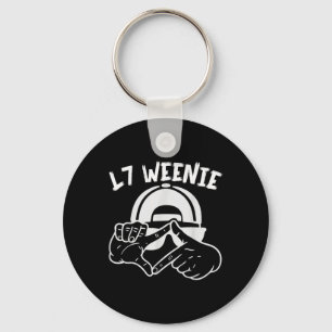 Porte-clés Saison de baseball softball L7 Weenie Drôles Garço