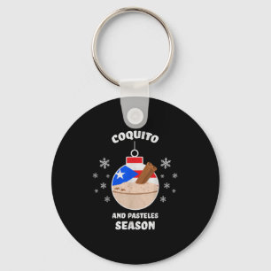 Porte-clés Saison de Noël Porto Rico Coquito et Pasteles