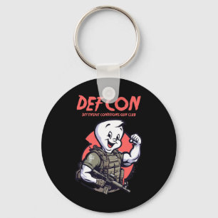 Porte-clés Saison Éffrayante d'Halloween Fantôme Tactique