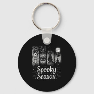 Porte-clés Saison éffrayante Funny Halloween Boo Witch Chat P