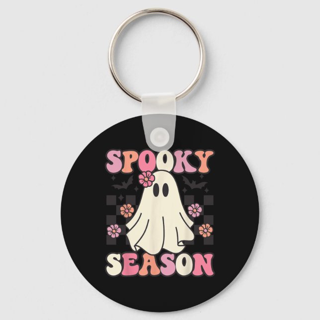 Porte-clés Saison éffrayante Halloween Ghost Costume Rétro Su (Recto)