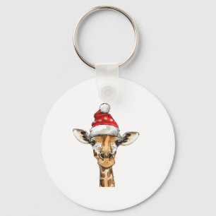 Porte-clés Saison Noël Noël Noël Giraffe