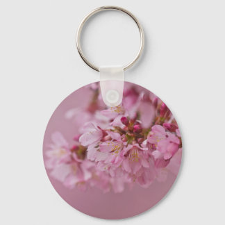 Porte-clés Sakura Cherry Blossoms rose pâle Réflexions