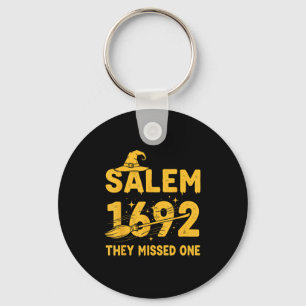 Porte-clés Salem 1692 Ils Ont Manqué Une Sorcière Salem Hallo