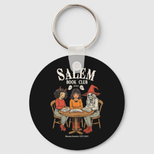 Porte-clés Salem Book Club Retro Halloween Réserver Halloween