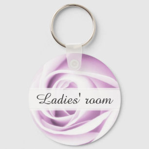 Porte-clés Salle de bain pour femmes avec porte - clé violet