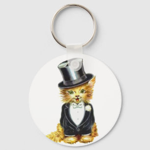 Porte-clés Salle de chat