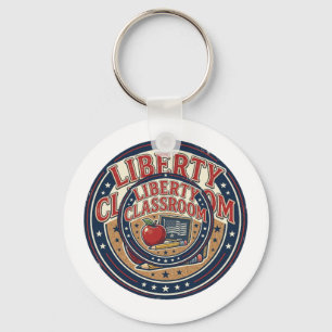 Porte-clés Salle de classe de la Liberté Patriote Professeur 