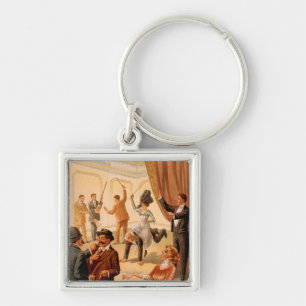 Porte-clés Salle de commande d'hypnotiseur de théâtre de