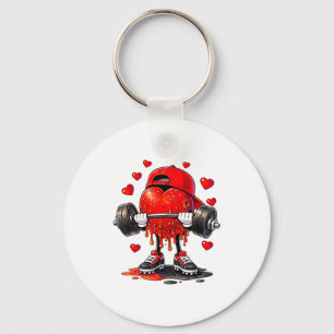 Porte-clés Salle de sport drôle cœur musculation fitness entr