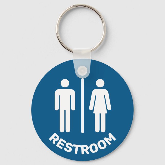 Porte-clés Salle de toilettes (Recto)