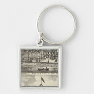 Porte-clés Salle d'enseignement, Asbury Park et River View Ho