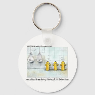 Porte-clés Salles de bain de chien choyées Drôle cadeaux & Te
