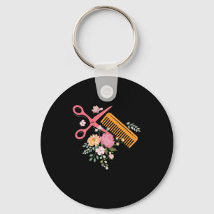 Porte-clés Salon des cheveux Coiffeur ciseaux Coiffeur Stylo 