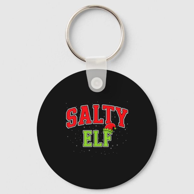 Porte-clés Salty Elf Christmas Family Matching Group Xmas  (Recto)