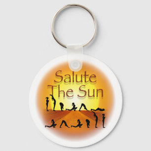Porte-clés Saluez le soleil