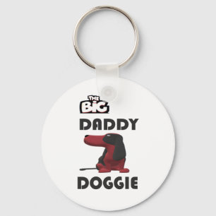 Porte-clés Salut à papa chien