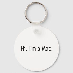 Porte-clés Salut, Je Suis Un Mac