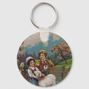 Porte-clés Salutations de Pâques 1908