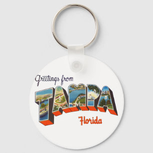 Porte-clés Salutations de Tampa, Floride