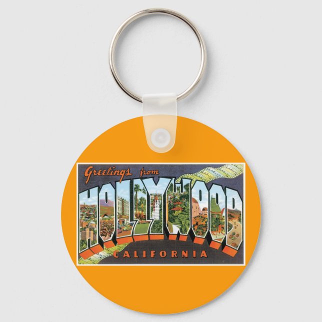 Porte-clés Salutations d'Hollywood ! (Recto)