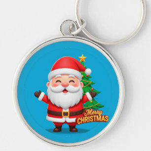 Porte-clés Salutations Joyeuses du Père Noël