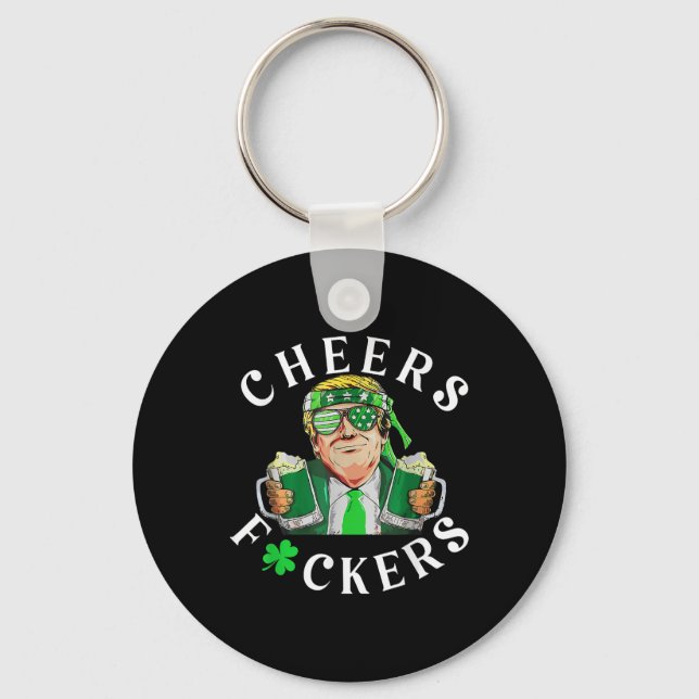 Porte-clés Salutations Pour Le Jour de la Saint Patrick Drôle (Recto)