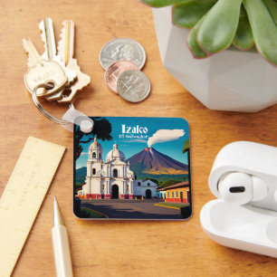 Porte-clés Salvador Izalco Travel Vintage Retro