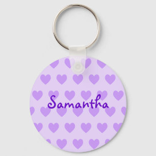 Porte-clés Samantha en violet