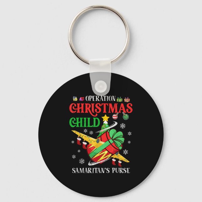 Porte-clés Samaritan's Purse Operation Christmas Child Funny  (Recto)