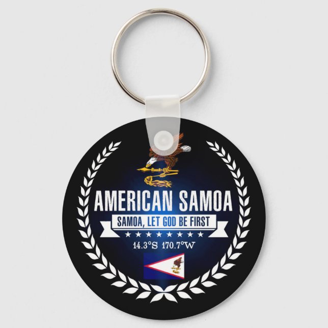 Porte-clés Samoa américaines (Recto)