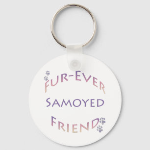 Porte-clés Samoyed Furever Friend