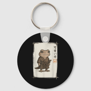 Porte-clés Samurai Frog japonais Art Anime Drôle Hommes Femme