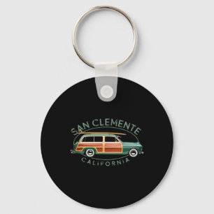 Porte-clés San Clemente Californie Surf Vintage