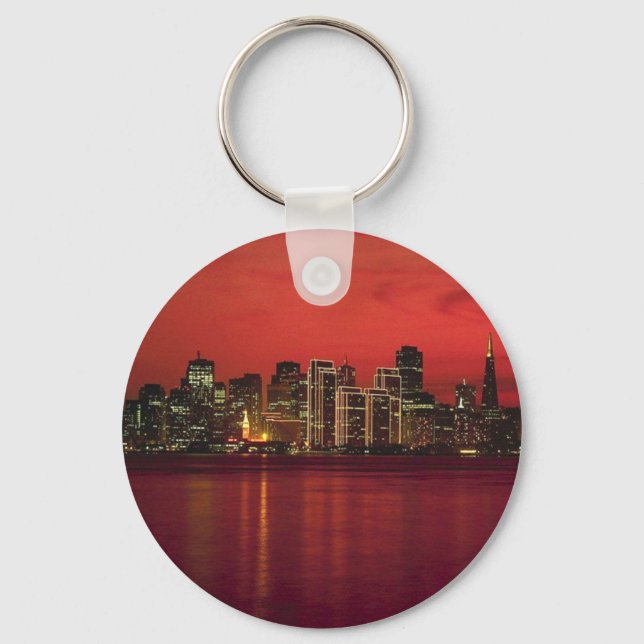 Porte-clés San Francisco Nitetime Skyline (Recto)