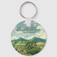 San Luis Obispo SLO California Central Coast Retro
