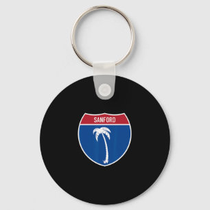 Porte-clés Sanford Floride Fl Interstate Highway Vacances Sou
