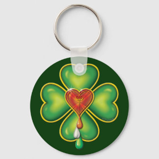PORTE-CLÉS SANG IRLANDAIS * COEUR IRLANDAIS