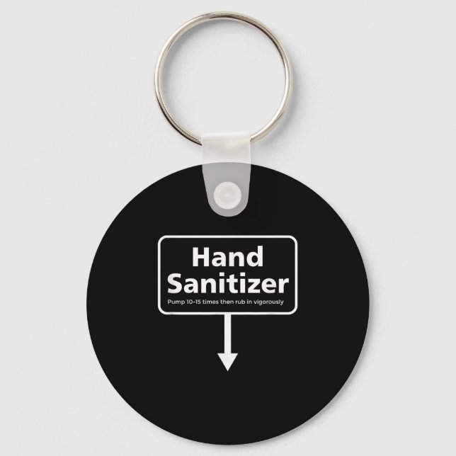 Porte-clés Sanitizer à main pour hommes - Amusant Adulte Noël (Recto)