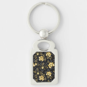 Porte-clés Sans couture avec orchidées de bijoux