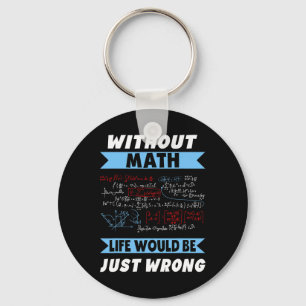 Porte-clés Sans Math Geeks Pi Day La Vie Est Faux Awesome Ne