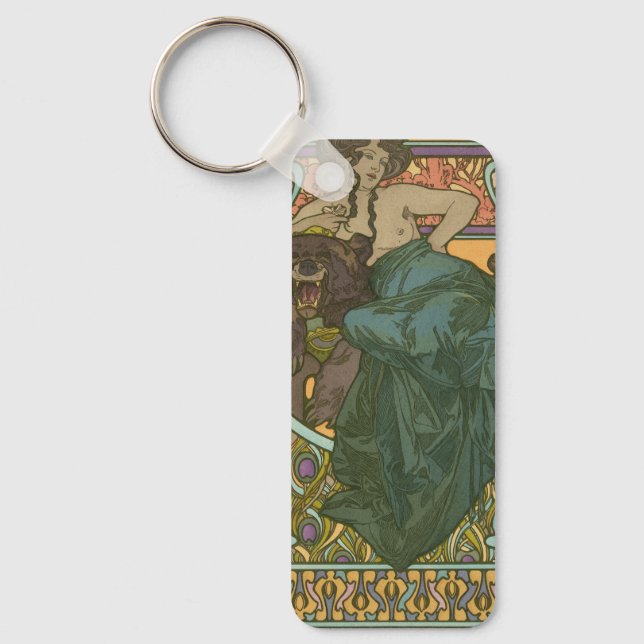 Porte-clés Sans titre par Alphonse Mucha (1902) (Recto)