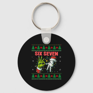 Porte-clés Santa 67 Noël Sweater Ugly Fingers Six Seven