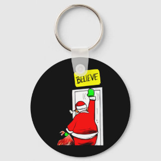 Porte-clés Santa Believe Noël
