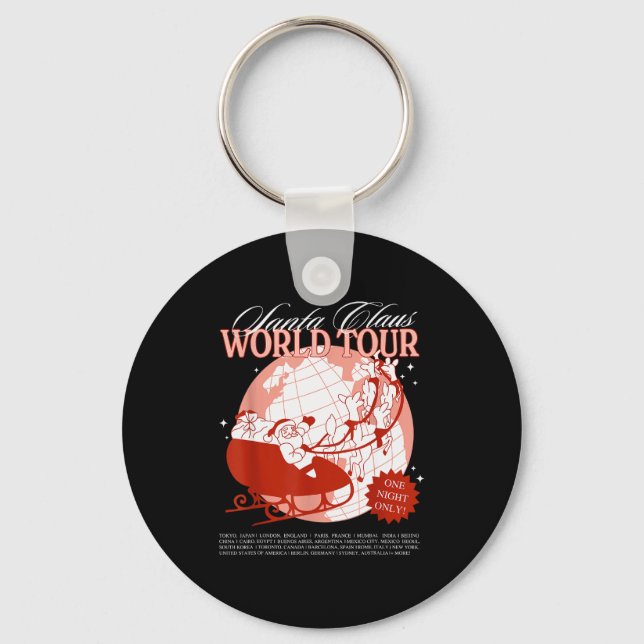 Porte-clés Santa Claus World Tour Christmas Xmas Holiday Paja (Recto)