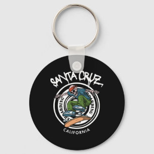 Porte-clés Santa Cruz Skateur Laid Back Californie Squelette